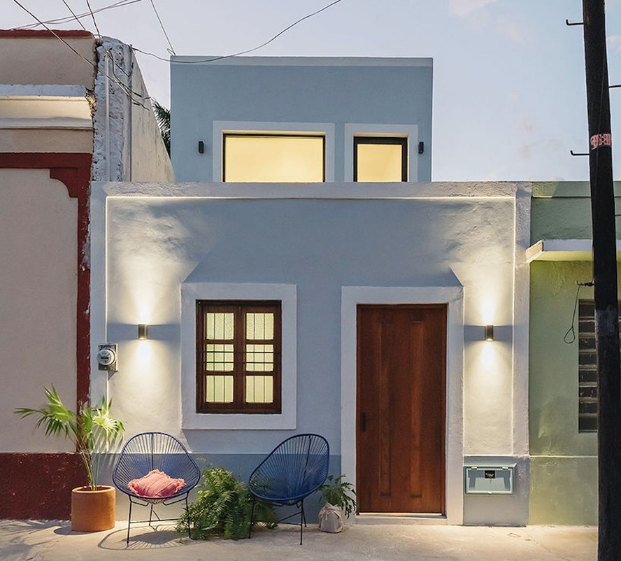 fachada apartamento moderno barato