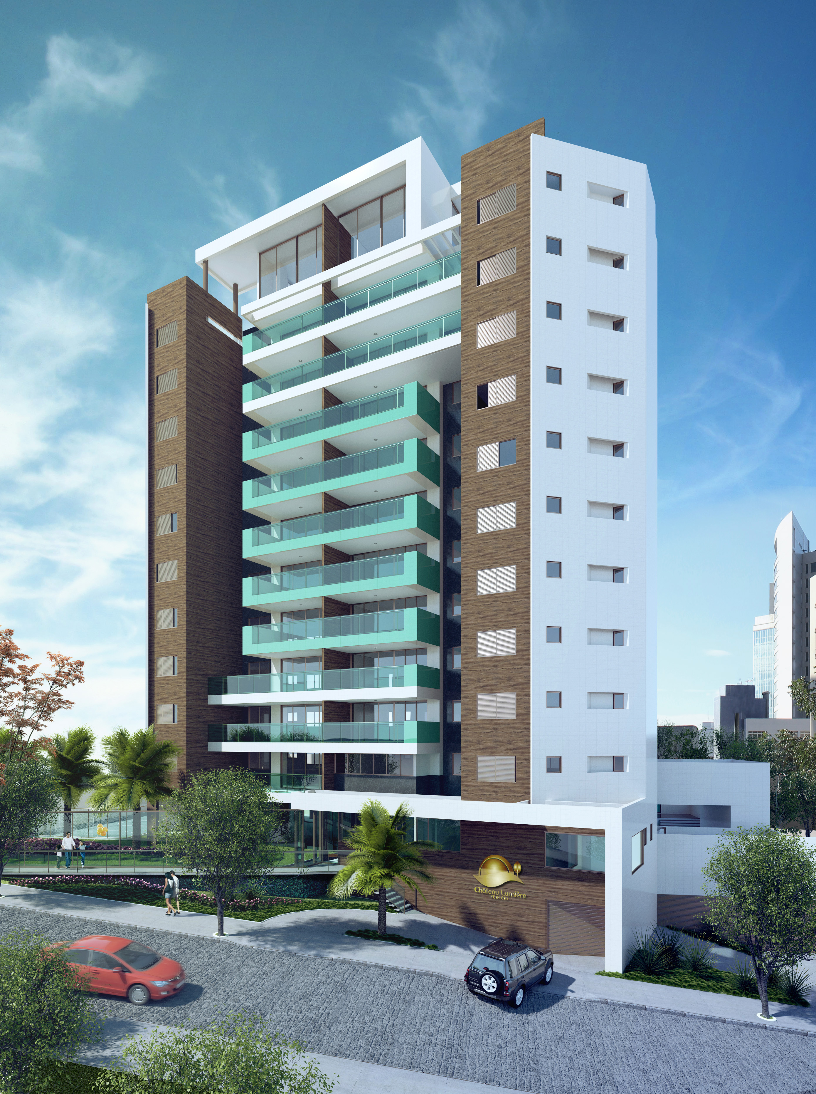 fachada apartamento minimalista