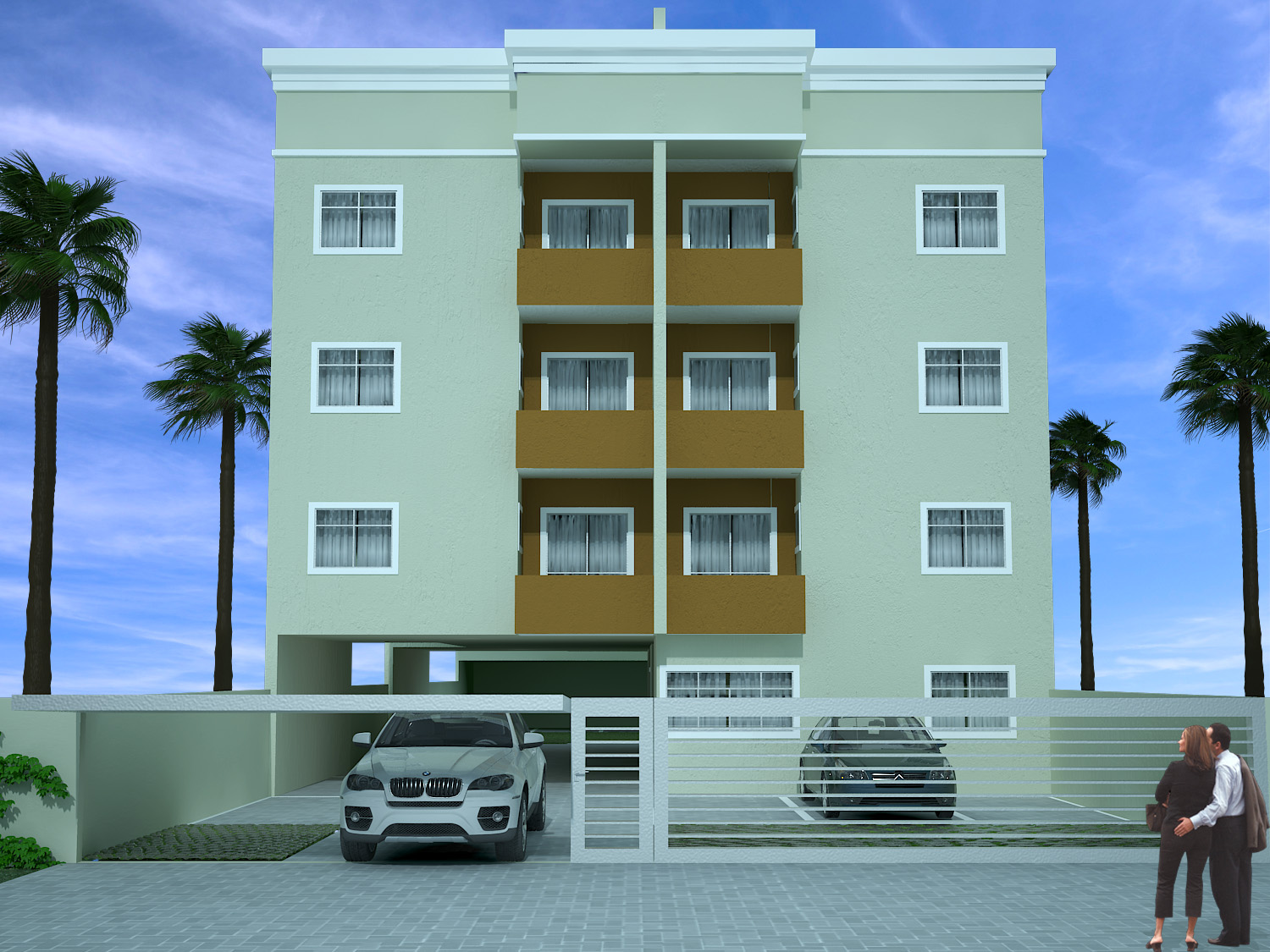 ideias fachada apartamento