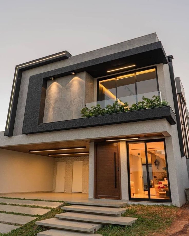 fachada apartamento contemporânea