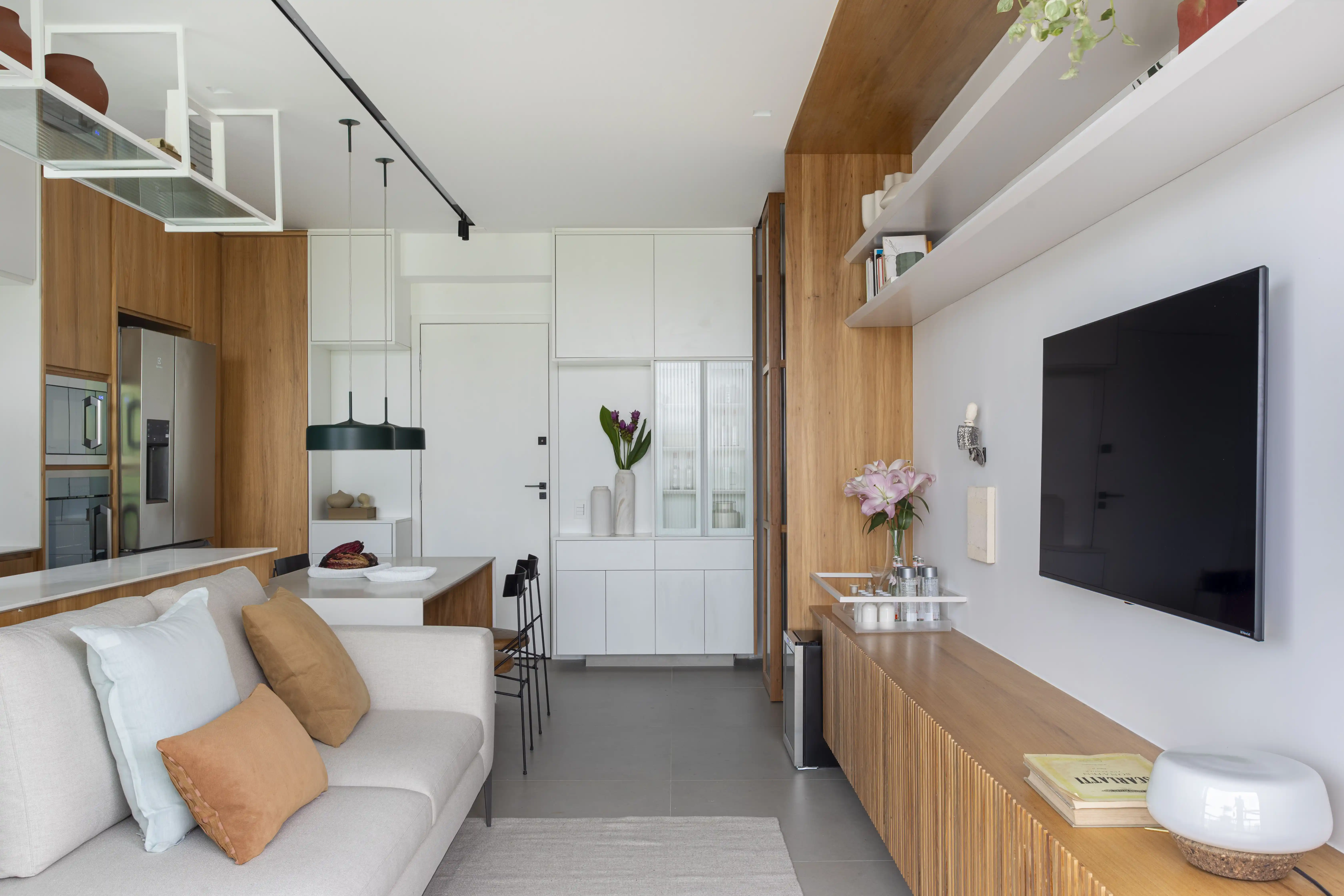cores para apartamento pequeno