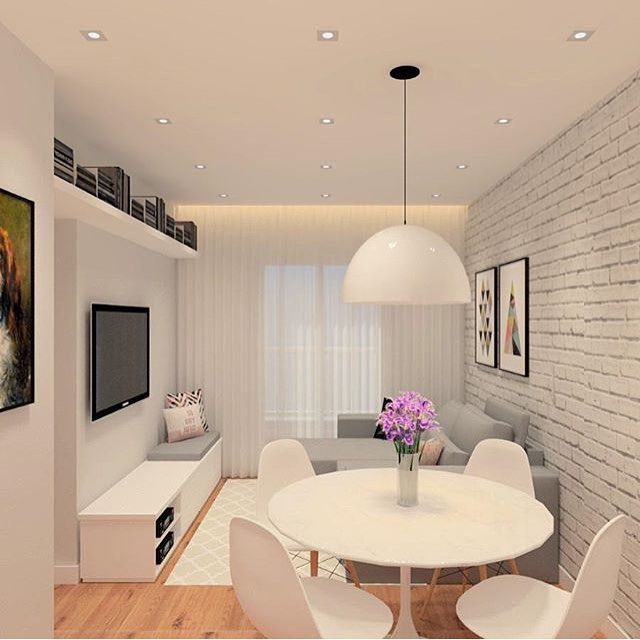 cores para apartamento pequeno