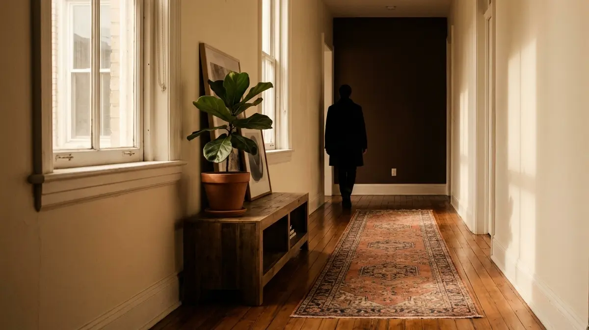 luz para corredor de apartamento
