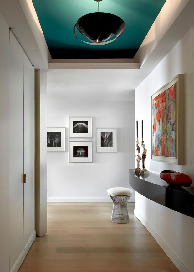 iluminação indireta corredor apartamento