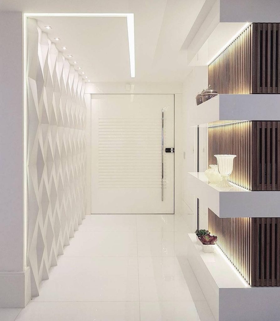 ideias iluminação hall apartamento