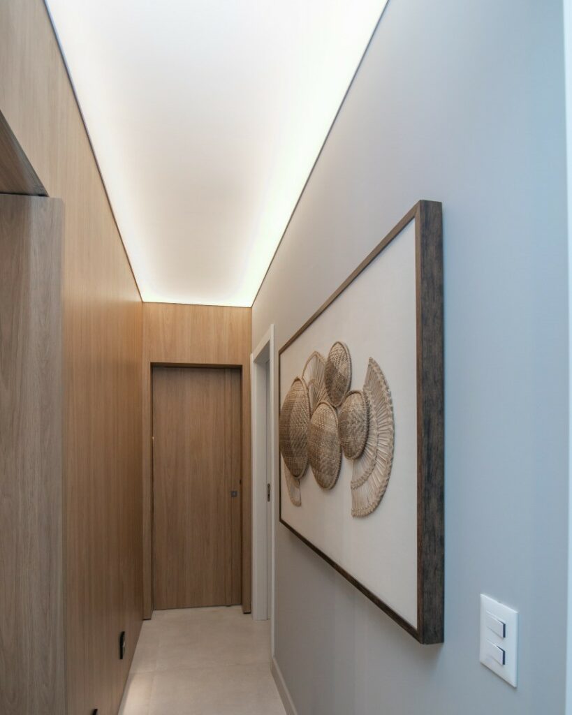 ideias iluminação hall apartamento