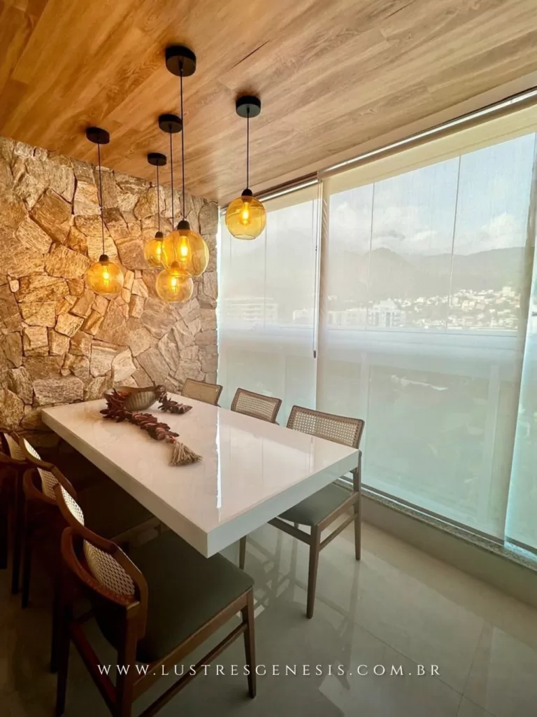 ideias iluminação sacada apartamento