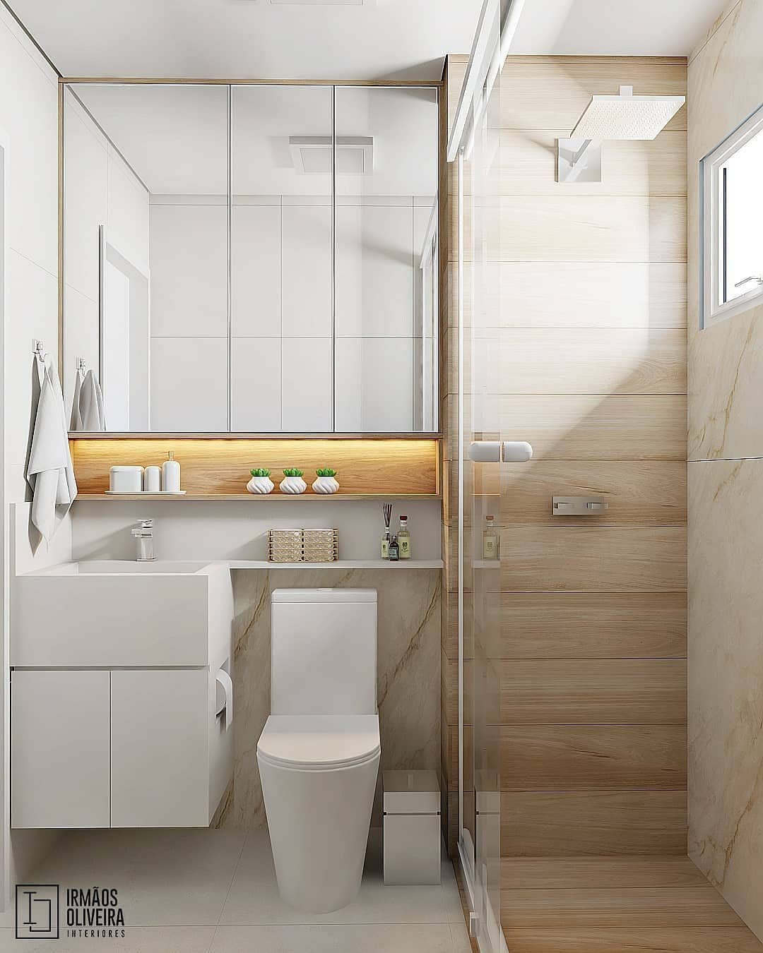 ideias banheiro apartamento moderno
