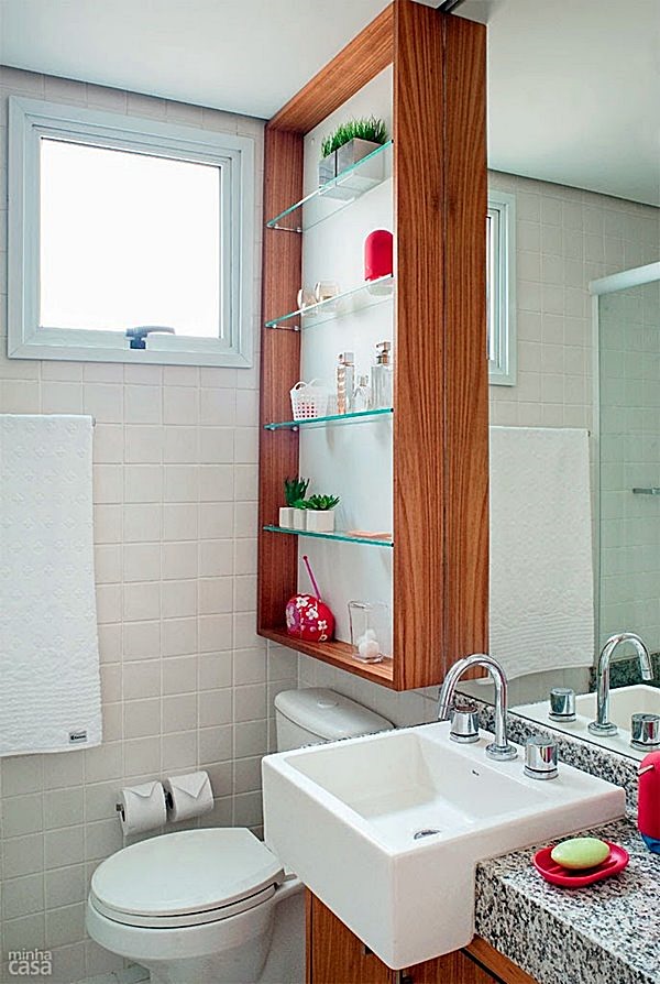 inspiração banheiro apartamento minimalista