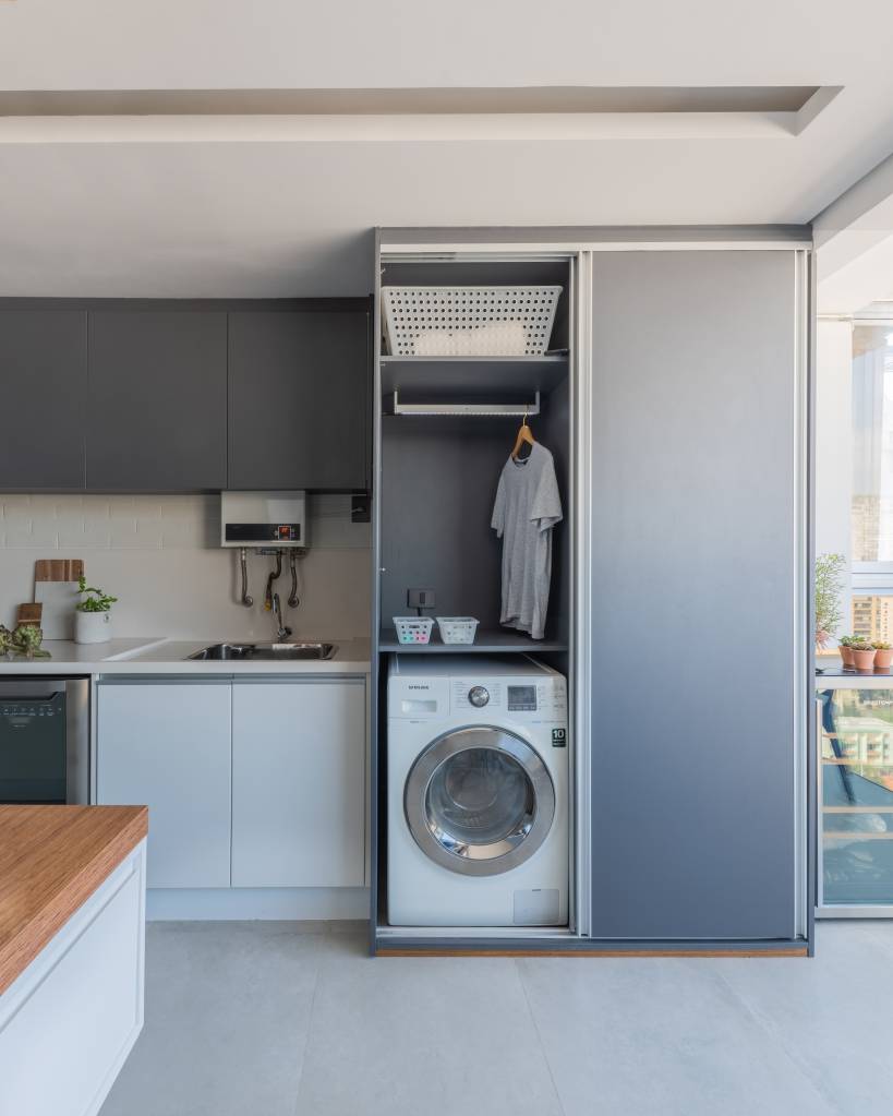 máquina de lavar silenciosa apartamento