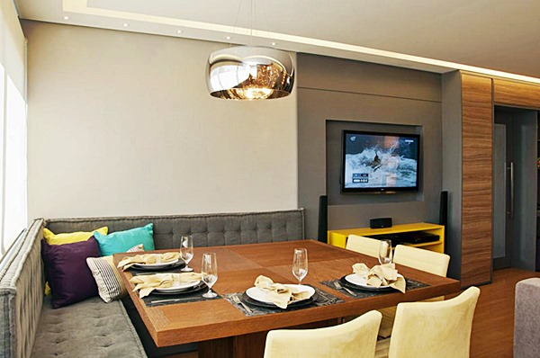 mesa jantar pequena apartamento
