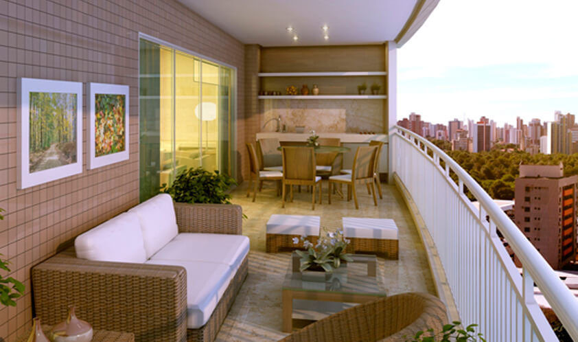 ideias para varanda de apartamento