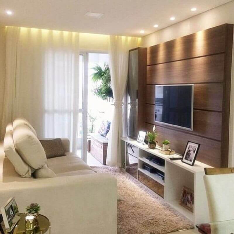 painel de tv em drywall