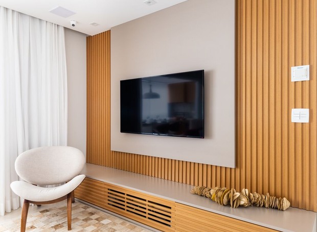 painel de tv moderno para sala