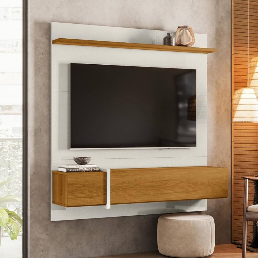 painel ripado para tv sala pequena