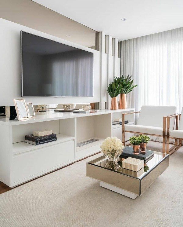 painel para tv em apartamento