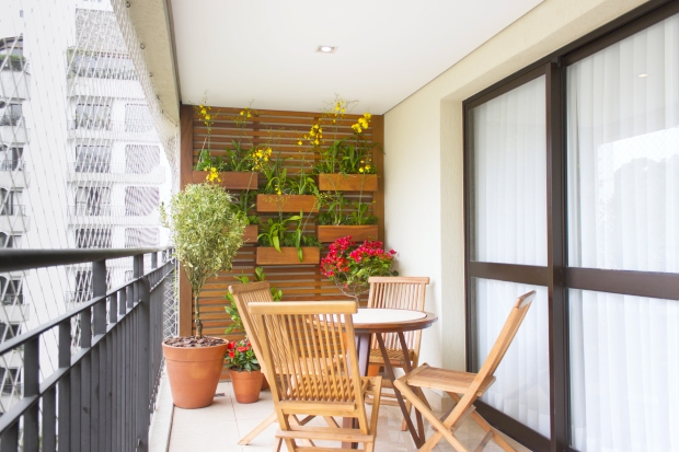 decoração com plantas em apartamento