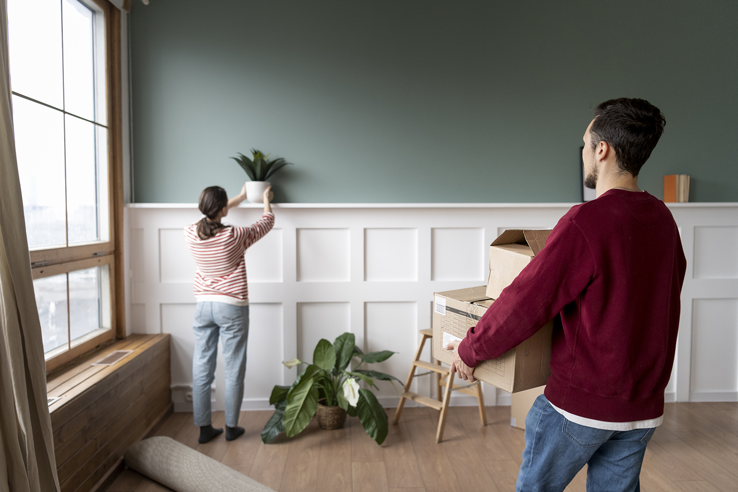 pintura para paredes de apartamento pequeno