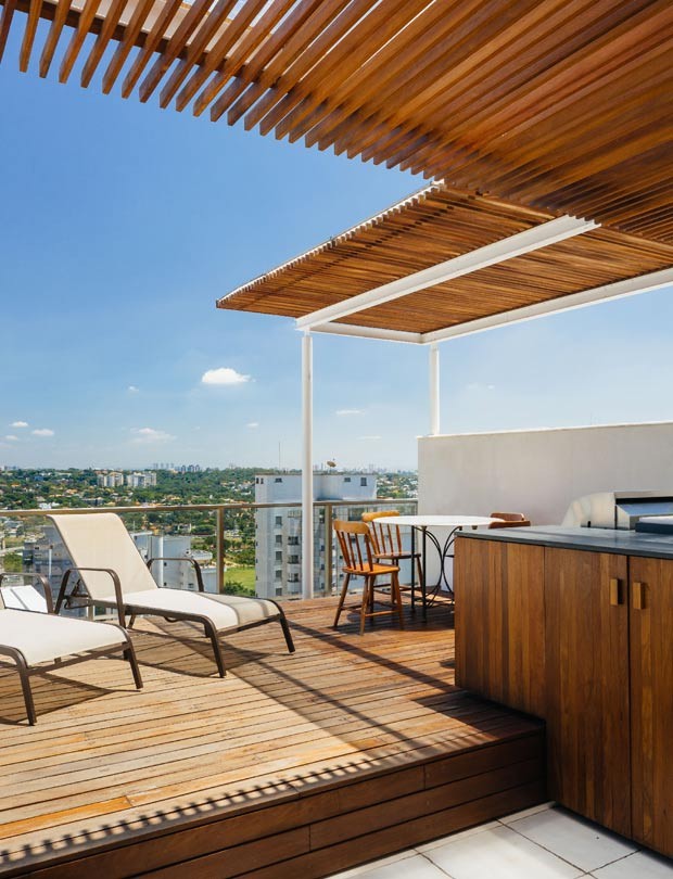 pergolado área gourmet apartamento