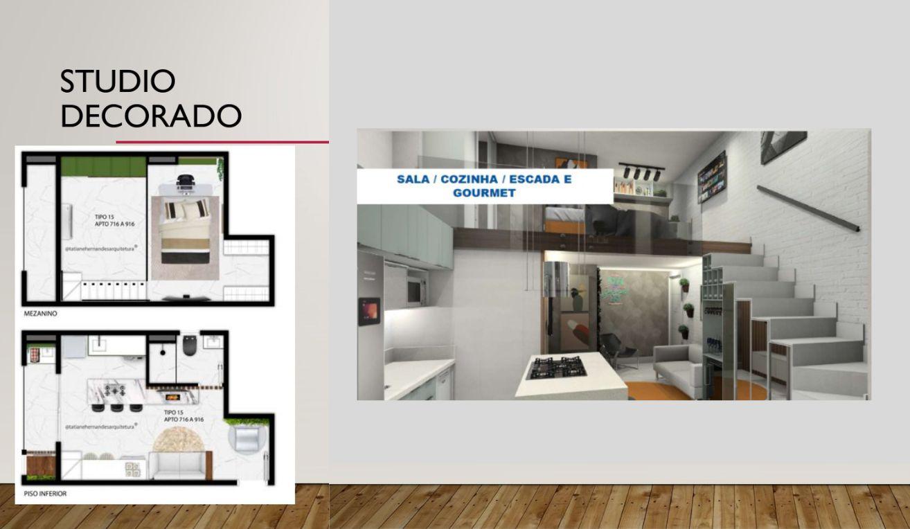 decoração studio pequeno