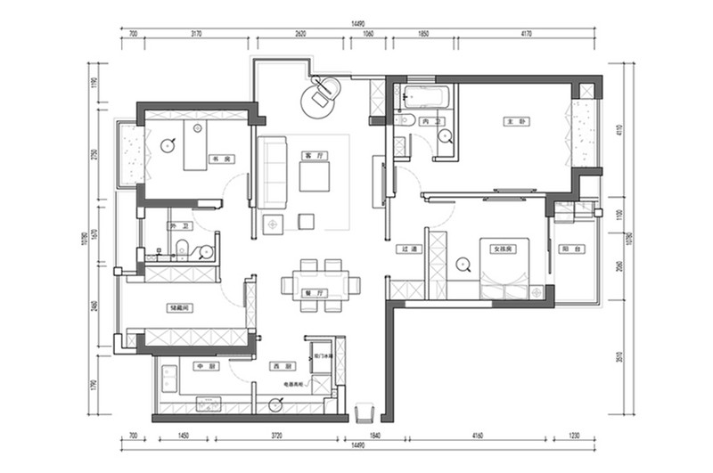 planta baixa apartamento pequeno medidas
