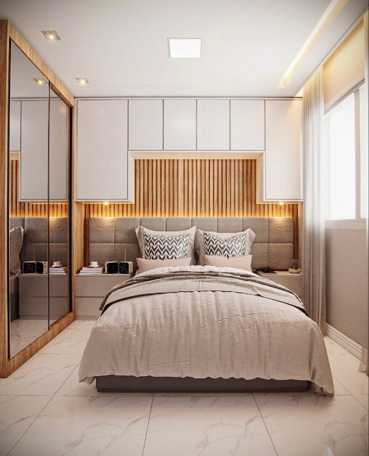 apartamento decorado quarto minimalista