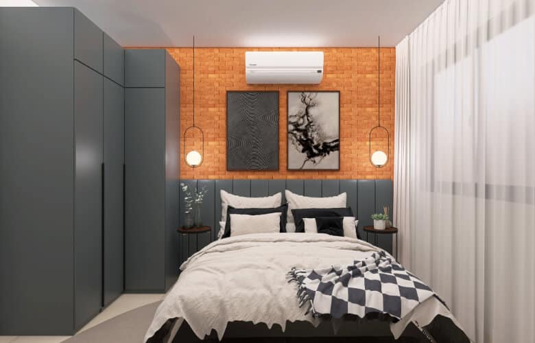 decoração quarto casal apartamento pequeno