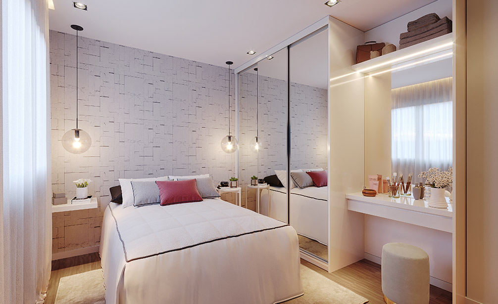 ideias quarto casal apartamento