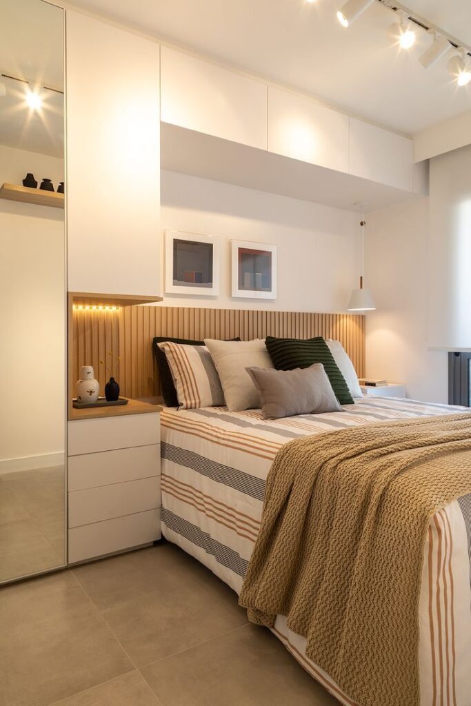 quarto casal apartamento decoração