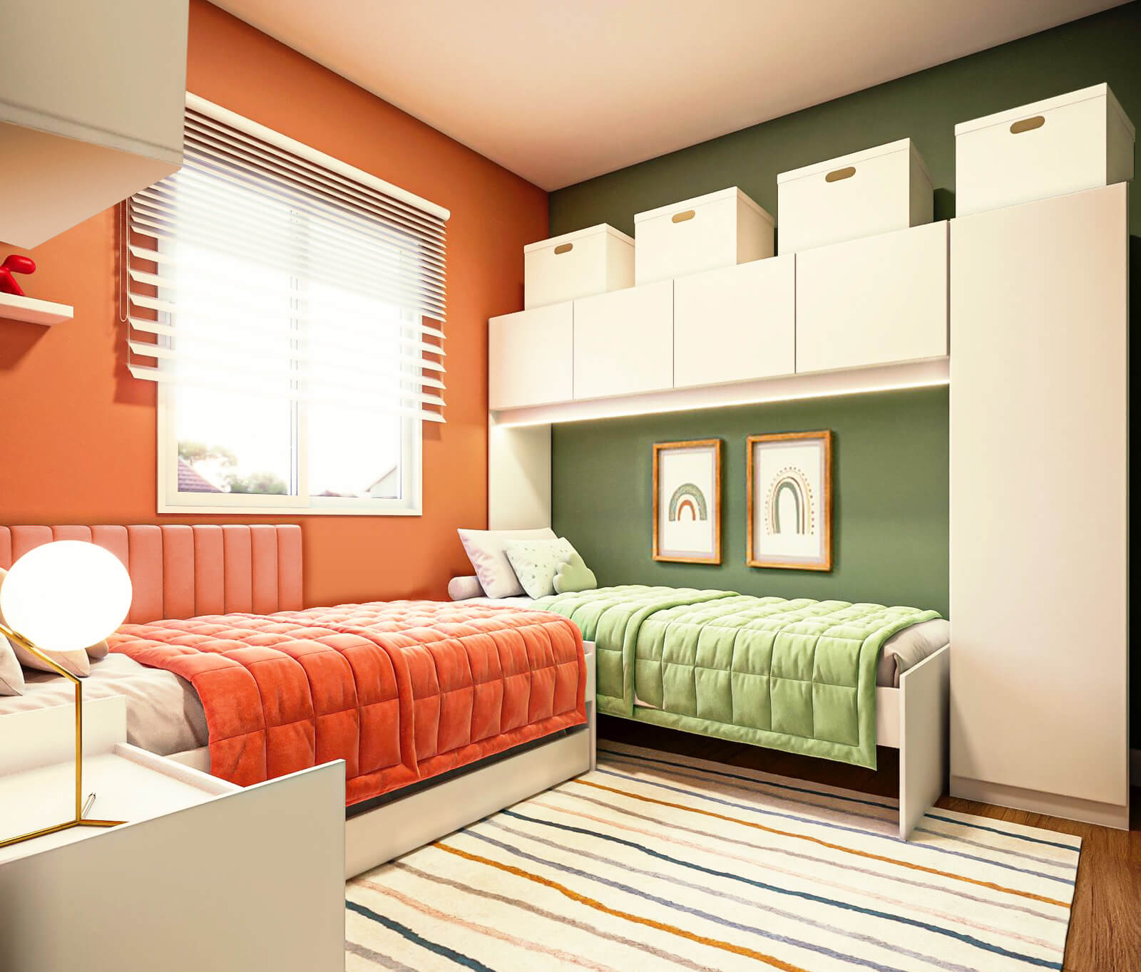 quartos infantis multifuncionais para apartamentos