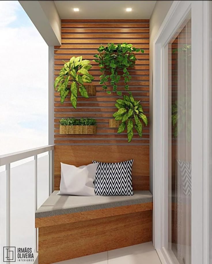 sacada de apartamento pequena ideias