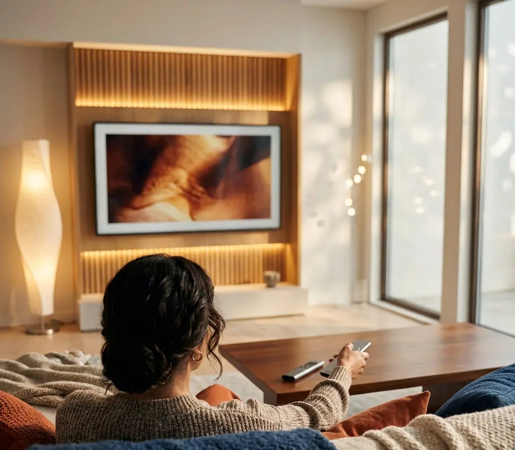 layout sala de tv apartamento
