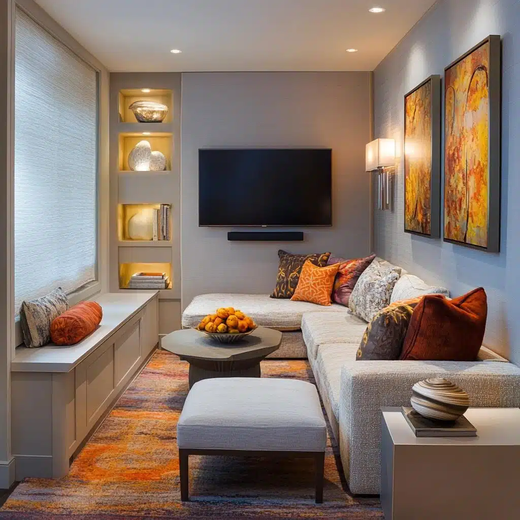 dicas sala de tv apartamento