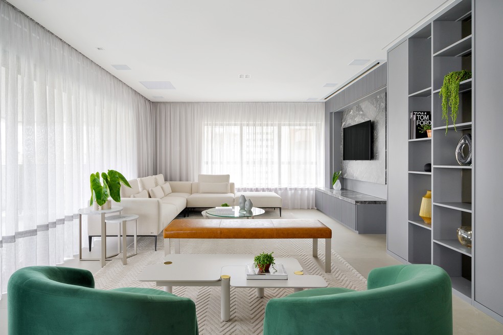 sala de tv aconchegante apartamento