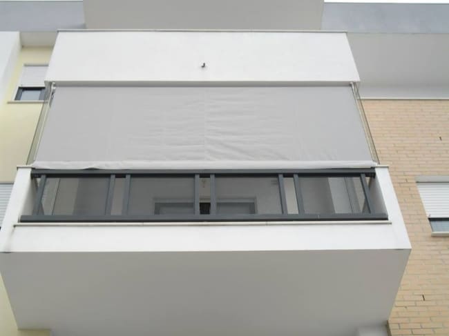 tela solar para sacada