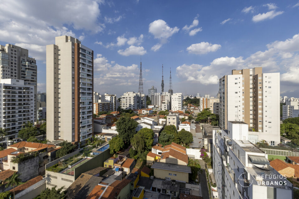 apartamento com vista para o parque
